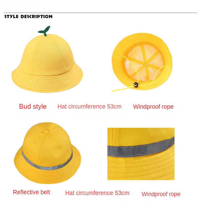 Kids Bucket Hat Factory - OEM New Fashion 100% Cotton Breathable Sunscreen Windproof