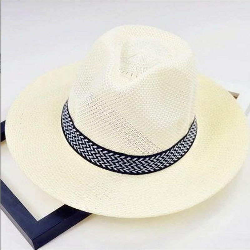 Summer Beach Hat Factory - OEM Elegant Unisex Wide Brim Luxury Flat Top Recycled Straw