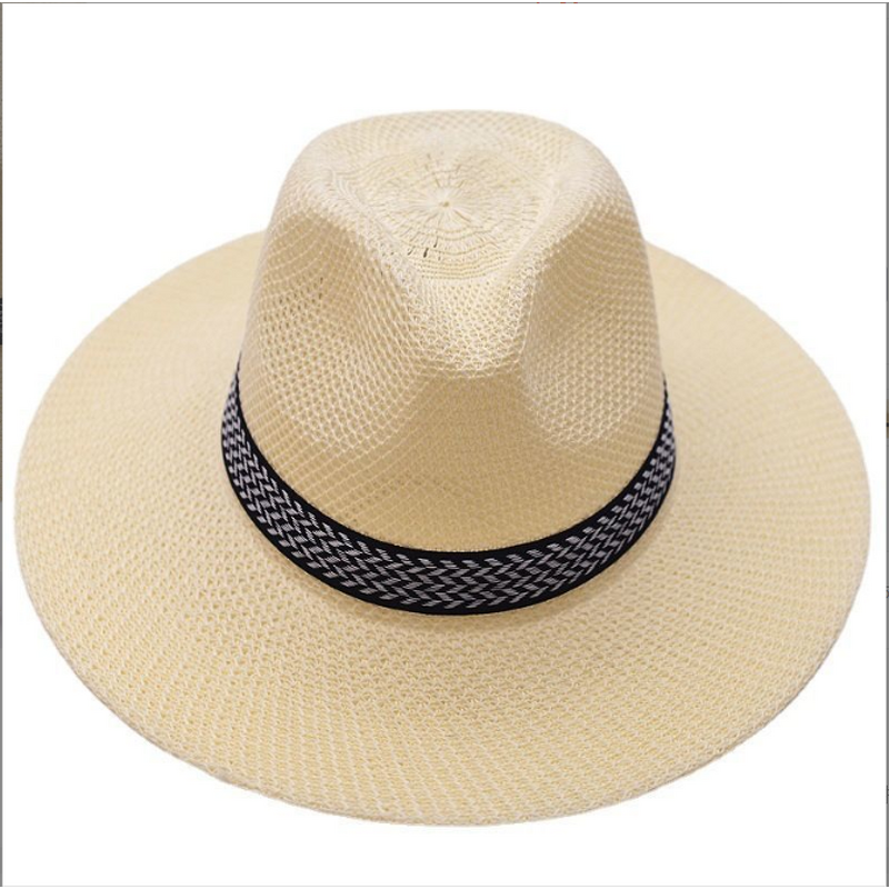 Panama Cap Factory - OEM Customized New Solid Color Sunshade Breathable Women's Wide Brim