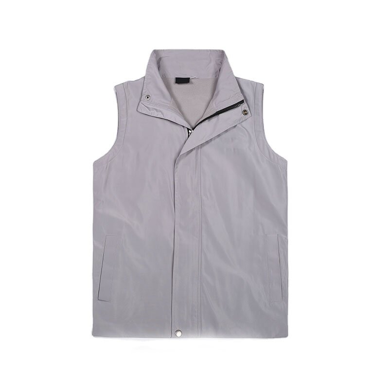 Men's Work Vest Factory - OEM Customizable Breathable Multi-Pockets Casual V-Neck Cotton for Outdoor