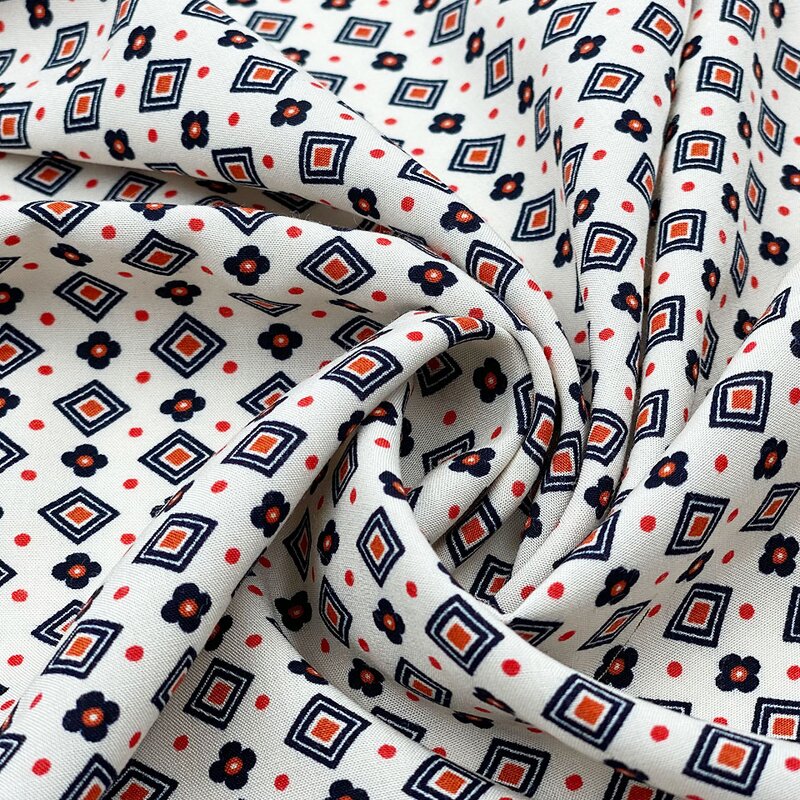 Rayon Fabric Manufacturer - Thailand Custom Challis Dirac Somali Flower Fabric