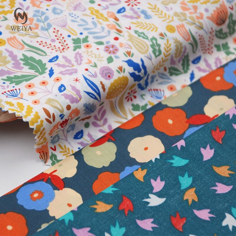 Poplin Fabric Manufacturer - Factory Custom Small Flower Cotton Poplin Fabric