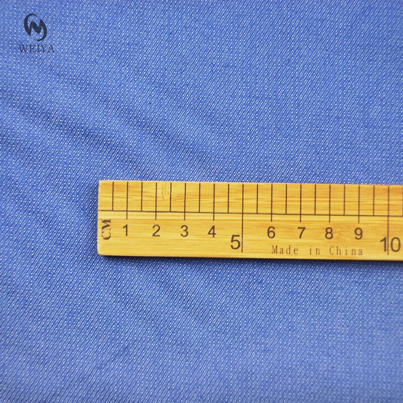 Twill Fabric Manufacturer - Two Tone Denim Style Poly Cotton Spandex Fabric