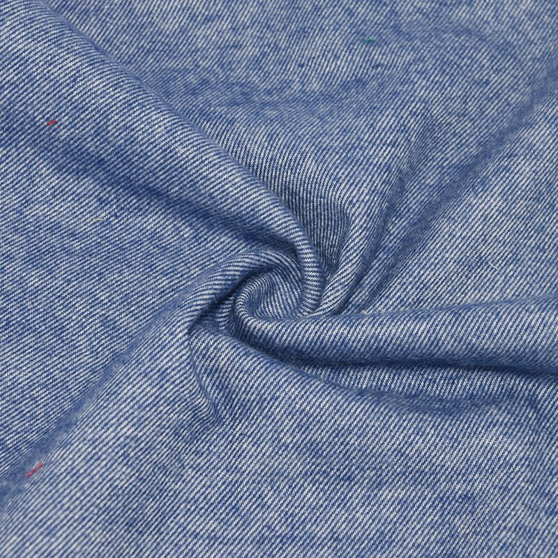 Flannel Fabric Manufacturer - 100% Cotton Brushed Chambray Style Flannel