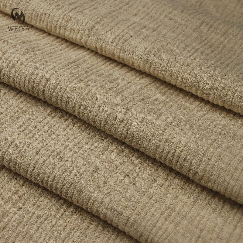 Muslin Fabric Manufacturer - Vintage Double Gauze Crinkle Cotton Linen Fabric
