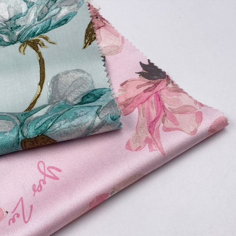 Rayon Fabric Manufacturer - China Woven Floral Brocade Satin Challis Fabric
