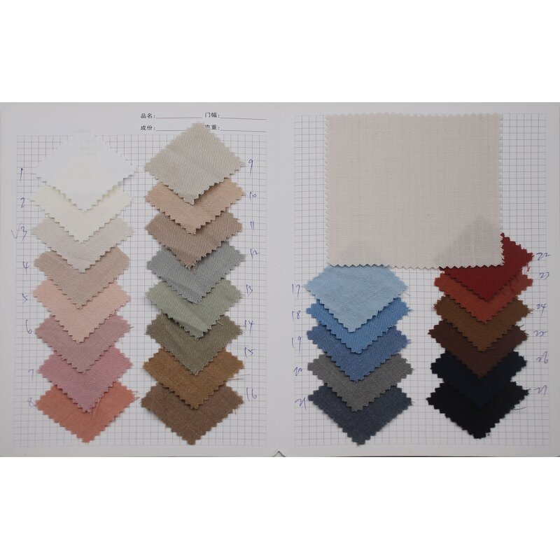 Viscose Fabric Manufacturer - 160gsm Viscose Linen Soft Slub Twill Fabric