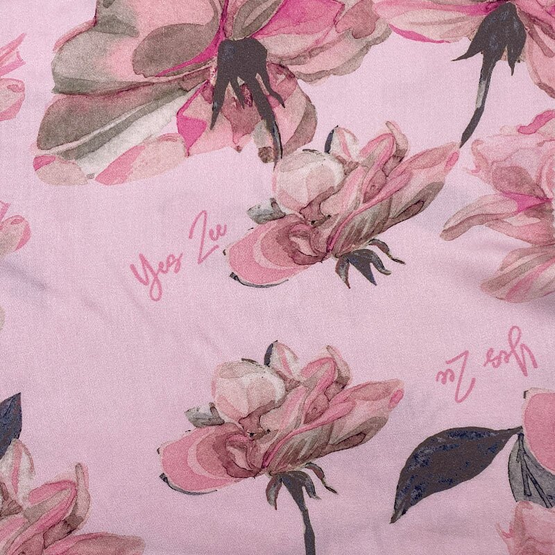 Rayon Fabric Manufacturer - China Woven Floral Brocade Satin Challis Fabric