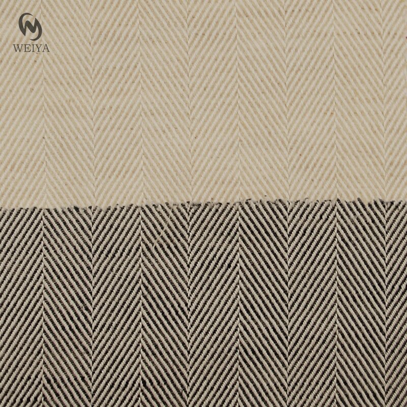 Linen Fabric Manufacturer - Blazer Pants Herringbone Linen Cotton Blend Fabric