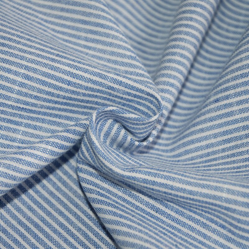 Poly Cotton Fabric Manufacturer - Factory Custom Linen Look Slub Fabric