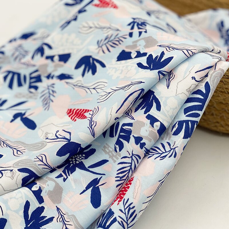 Viscose Fabric Manufacturer - Factory Price 60s Plain Spun Rayon Printed Fabric