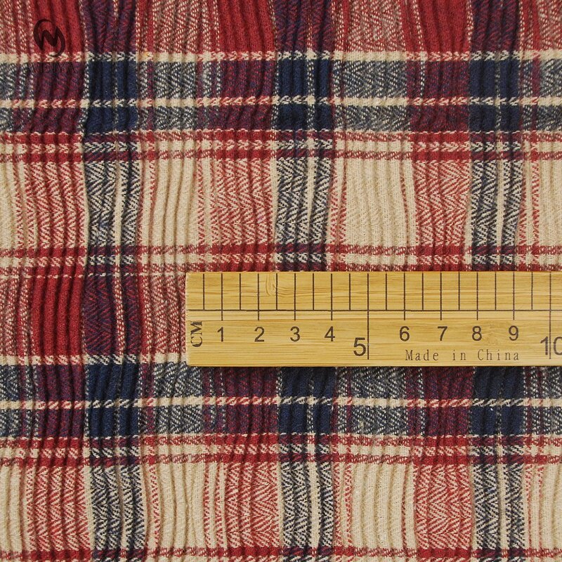 Flannel Fabric Manufacturer - Softshell Bonded Crinkled Cotton Flannel Fabric