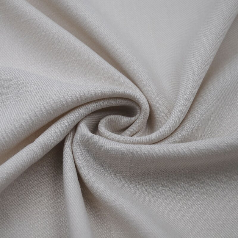 Viscose Fabric Manufacturer - 160gsm Viscose Linen Soft Slub Twill Fabric