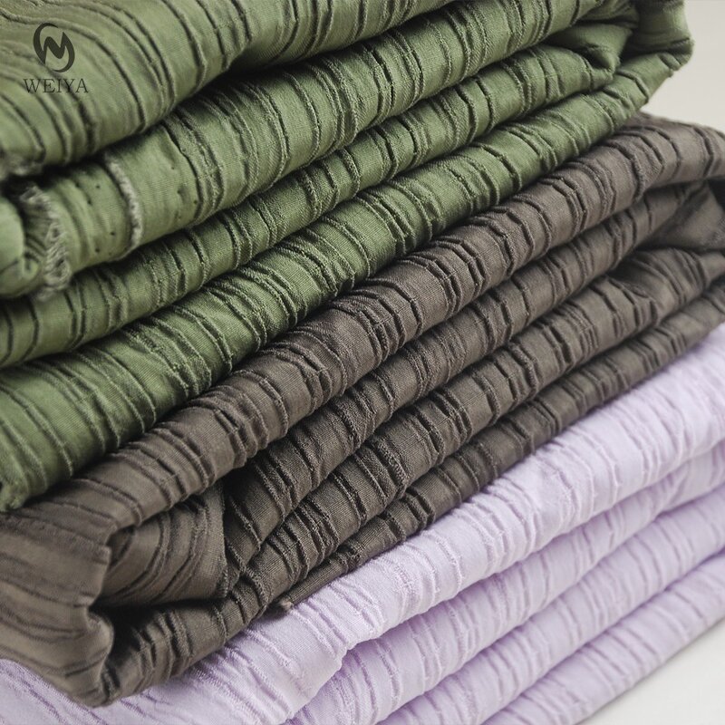 Crepe Fabric Manufacturer - TR Rayon Polyester Spandex Ocean Weave Fabric