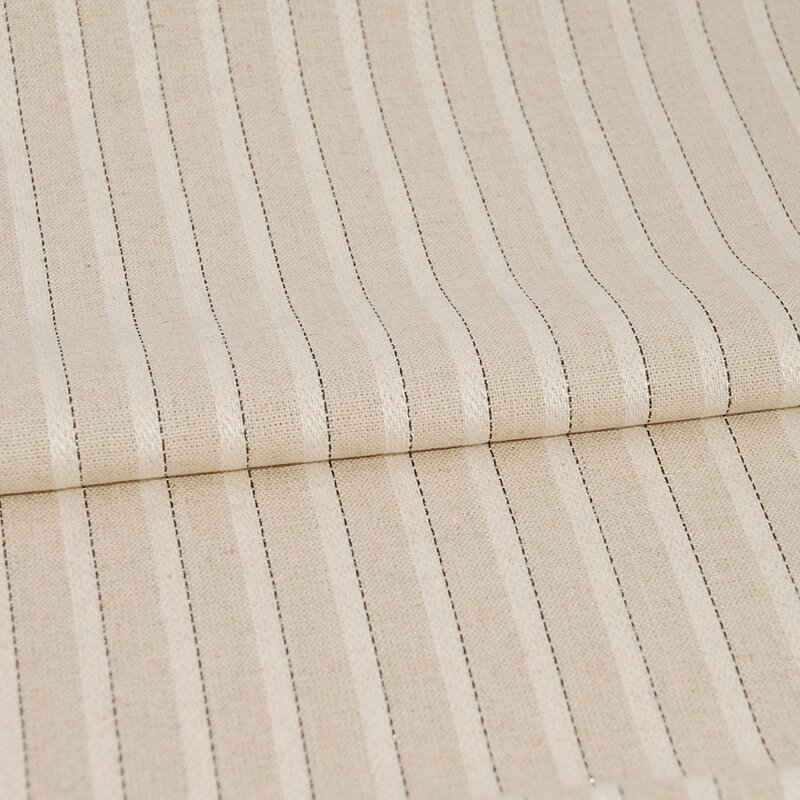 Linen Fabric Manufacturer - Ready Goods Natural Stripe Linen Pants Fabric