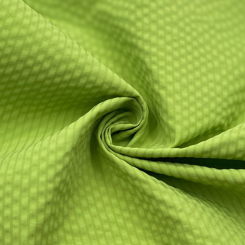 Seersucker Fabric Manufacturer - Viva Magenta Crinkle 100% Polyester Fabric