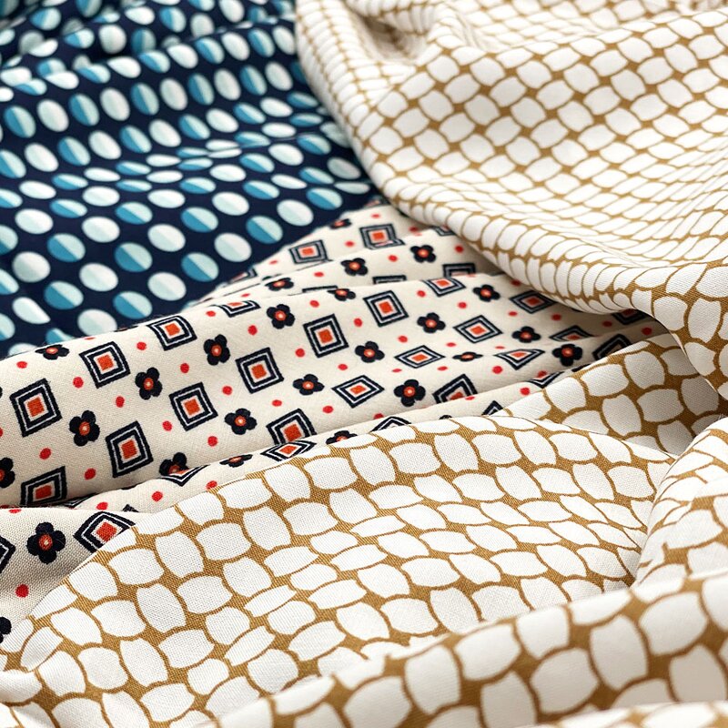 Rayon Fabric Manufacturer - Thailand Custom Challis Dirac Somali Flower Fabric