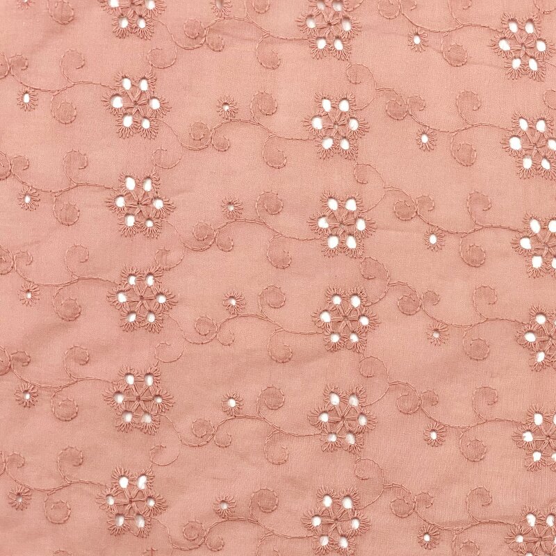 Embroidery Fabric Manufacturer - Hollow Out Woven Guipure 60s Voile Cotton Fabric