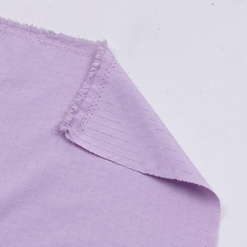 Down Jacket Fabric Manufacturer - Fashion Lavender Dot Dobby Polyester Fabric