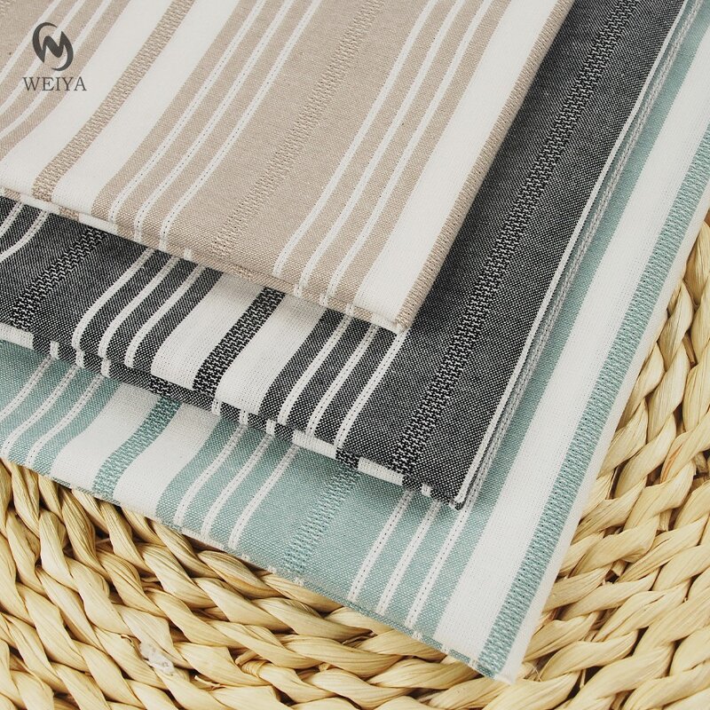 Stripe Fabric Manufacturer - Wholesale 65/35 Poly Cotton Yarn Dyed Stripe