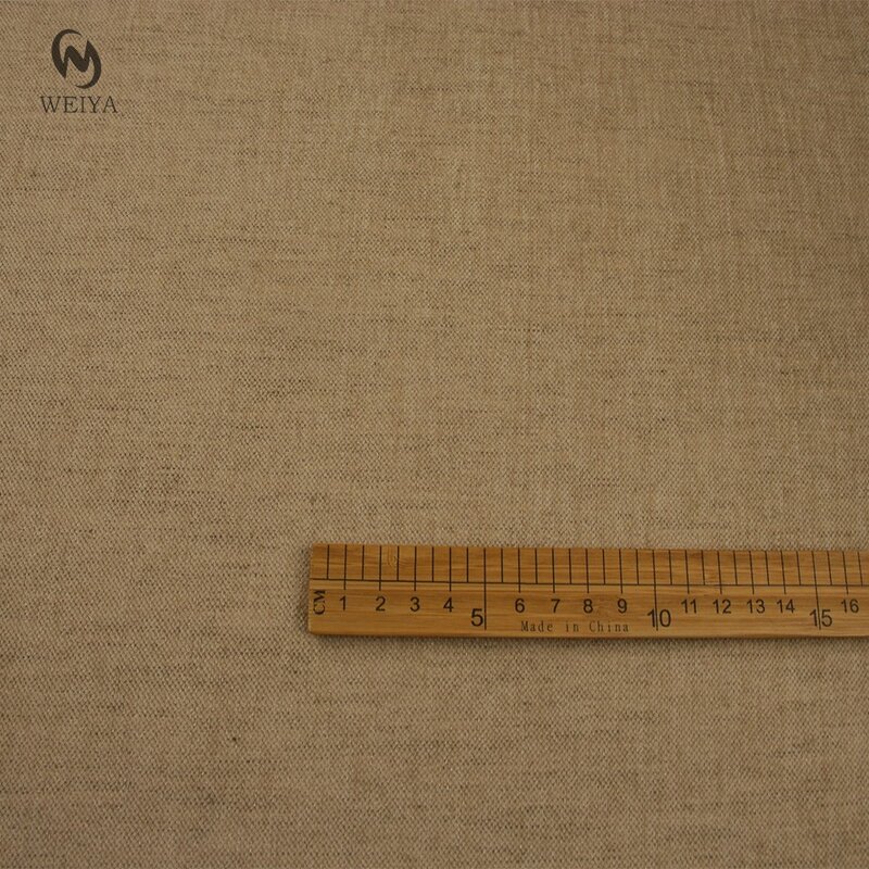 Chenille Fabric Manufacturer - Two-tone Natural Color Linen Look Chenille