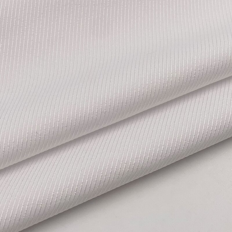 Stretch Fabric Manufacturer - Soft White 4 Way Stretch Polyester Spandex Fabric