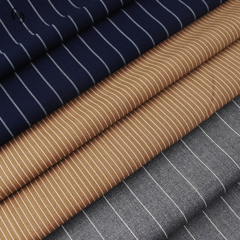 TR Fabric Manufacturer - Custom 210-260gsm Yarn Dyed TR Striped Fabric