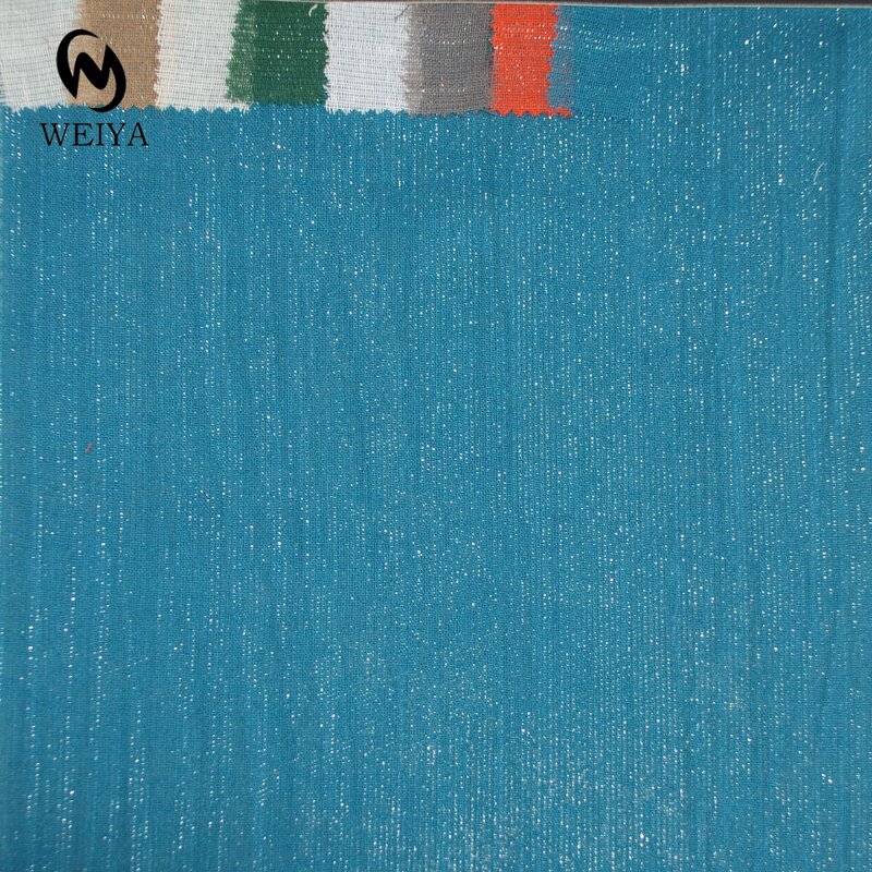 Lurex Fabric Manufacturer - Woven Breathable Metallic Lurex Shirt Fabric