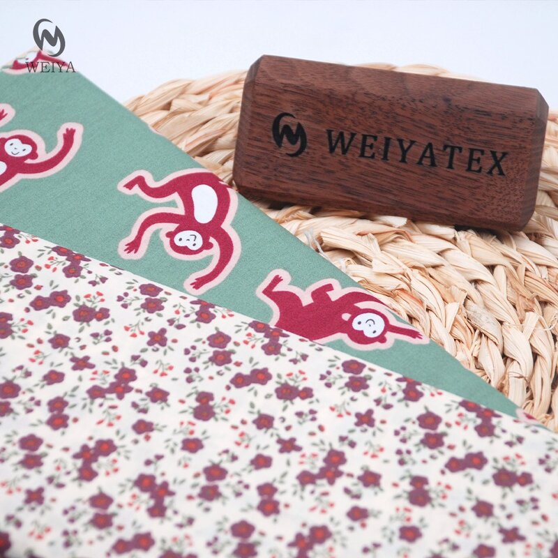 Printed Fabric Manufacturer - Customizable 100% Cotton Floral Dress Fabric