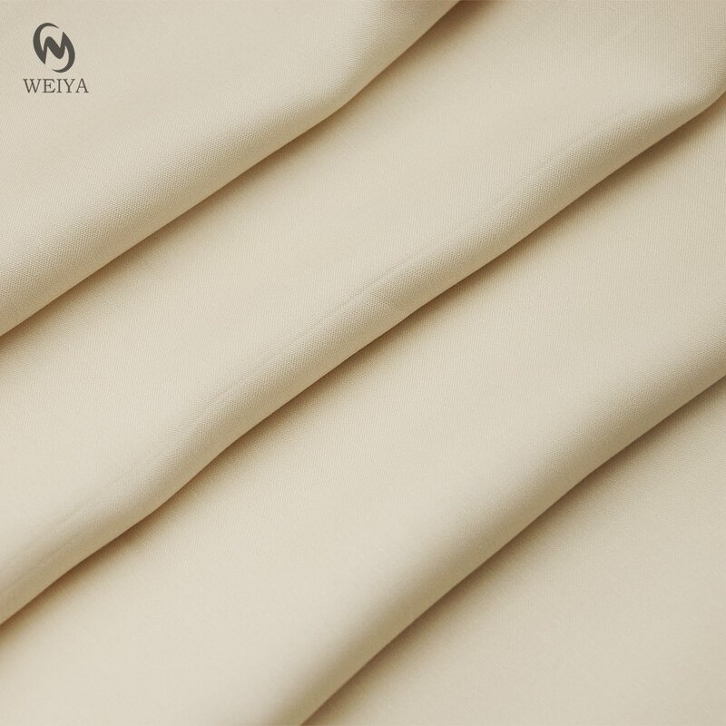 Lyocell Fabric Manufacturer - Woven Soft Baby Clothes Plain Twill Satin Fabric