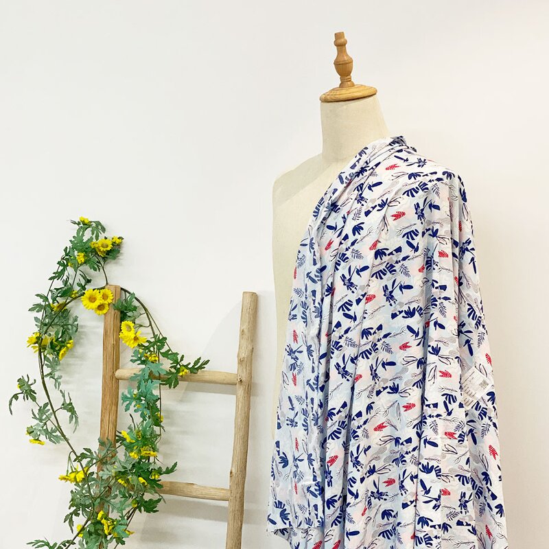 Viscose Fabric Manufacturer - Factory Price 60s Plain Spun Rayon Printed Fabric