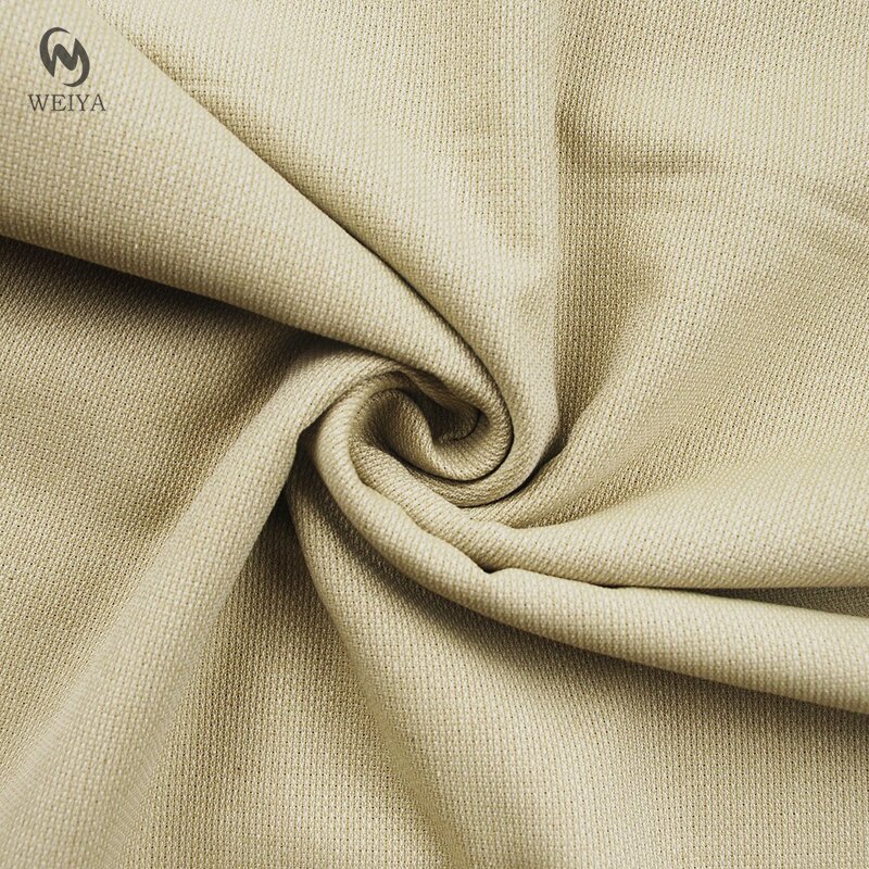 Workwear Fabric Manufacturer - Custom Dobby Weave Yarn Dyed TC Fabric