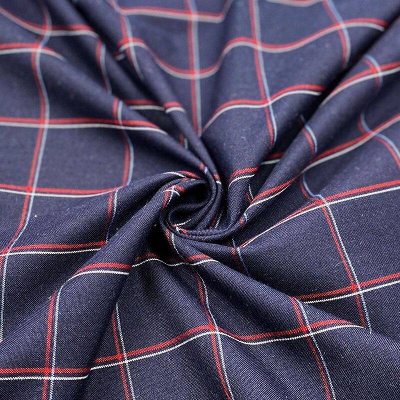 Yarn Dyed Fabric Manufacturer - School Uniform Plaid Check TR Yarn Dyed