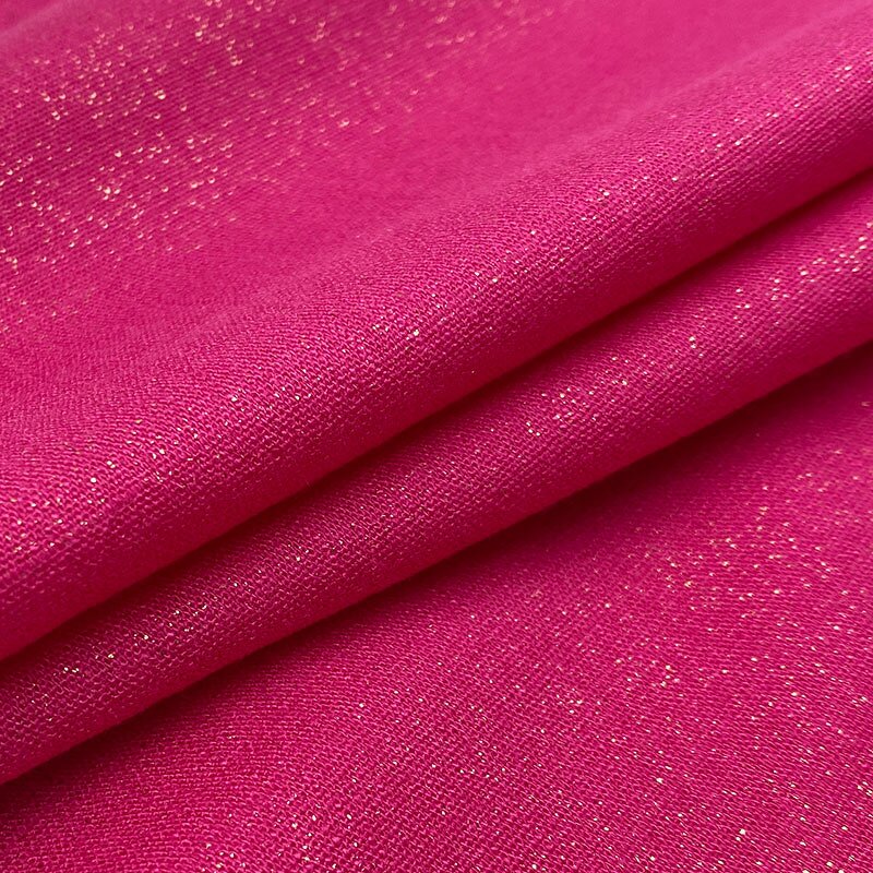 Foil Print Fabric Manufacturer - Fashion Slub Spandex Rayon Foil Print