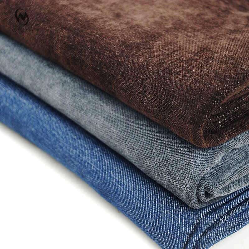 Chenille Fabric Manufacturer - Soft Heavy Weight Polyester Spandex Blend Fabric