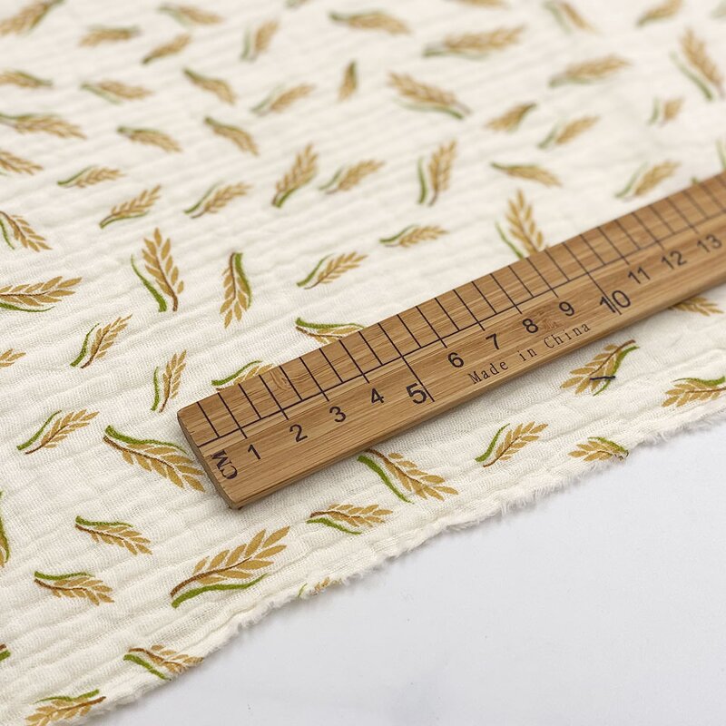 Muslin Fabric Manufacturer - Europe Custom Organic Cotton Crinkle 2 Layer Fabric