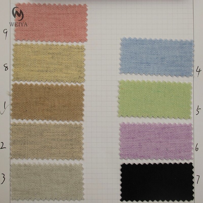 Chenille Fabric Manufacturer - Two-tone Natural Color Linen Look Chenille
