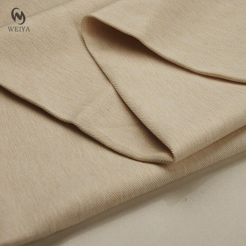 Twill Fabric Manufacturer - Soft Two-Tone Cotton Viscose Lyocell Blend Fabric
