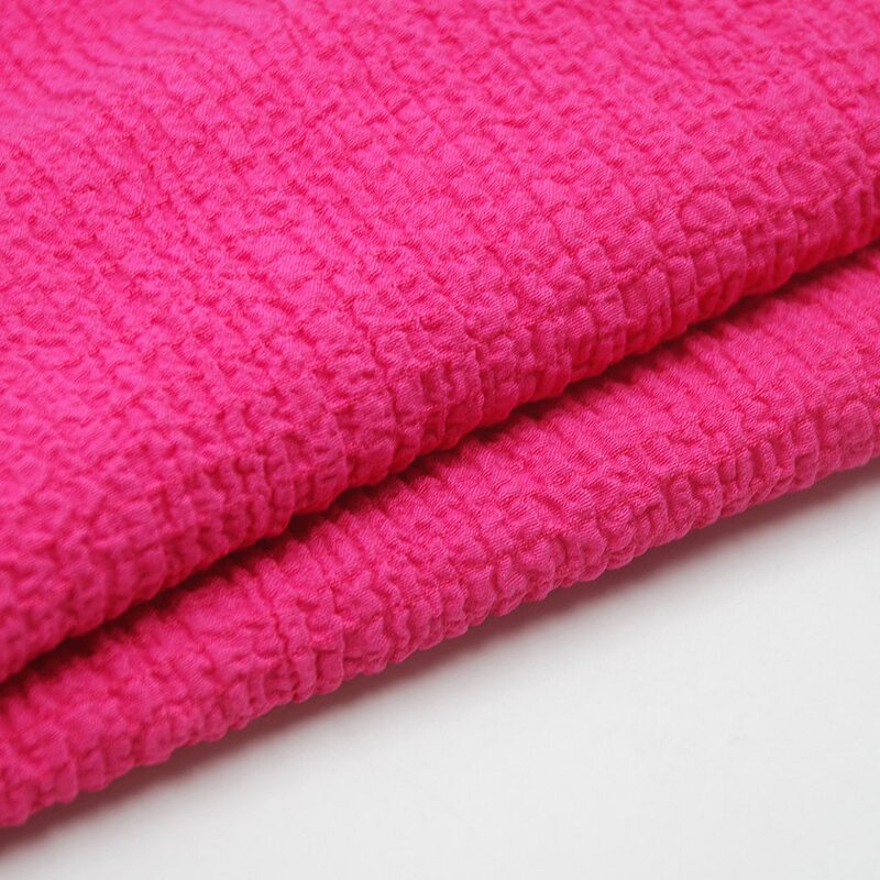 Seersucker Fabric Manufacturer - Poly Rayon Spandex Crinkle Textile Fabric