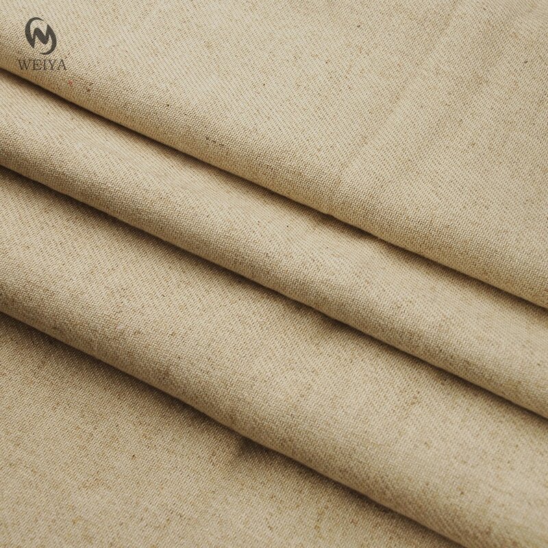 Twill Fabric Manufacturer - Autumn Winter 255gsm Thicken Cotton Linen Fabric