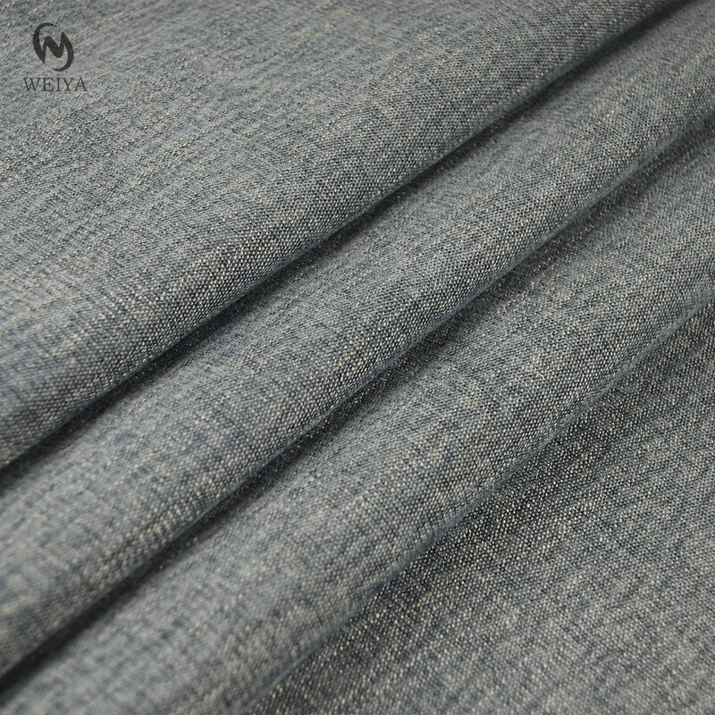 Linen Fabric Manufacturer - Durable 500gsm Polyester Linen Blend Workwear Fabric