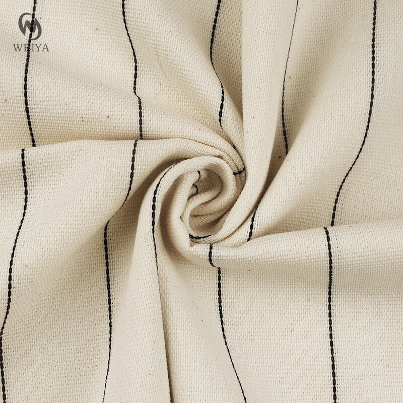 Linen Fabric Manufacturer - Spring Summer Cotton Linen Yarn Dyed Stripe Fabric