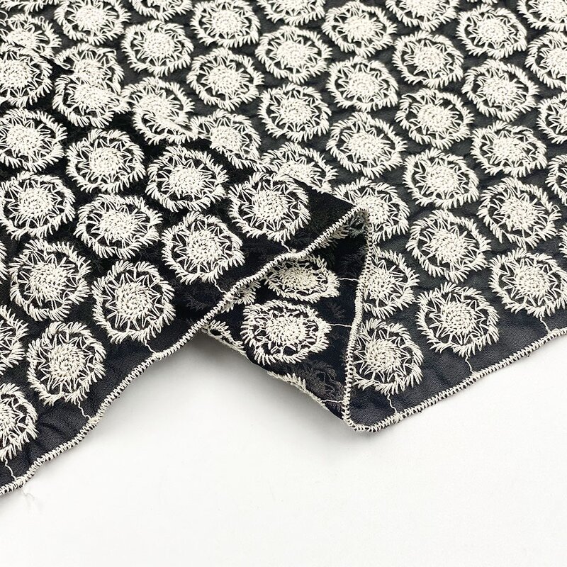 Tulle Fabric Manufacturer - Factory Custom Water-soluble Polyester Lace Fabric