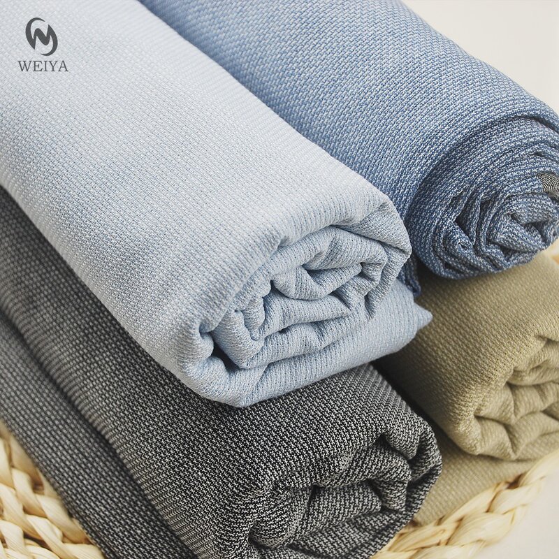 Workwear Fabric Manufacturer - Custom Dobby Weave Yarn Dyed TC Fabric