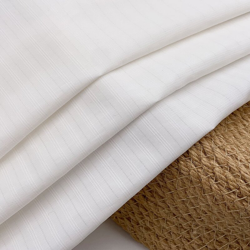 Jacquard Fabric Manufacturer - Wholesale NR Dyed Rayon Nylon Stripe Fabric