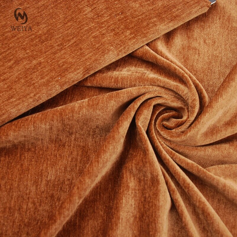 Chenille Fabric Manufacturer - Vintage Velvet Touch Polyester Chenille Fabric