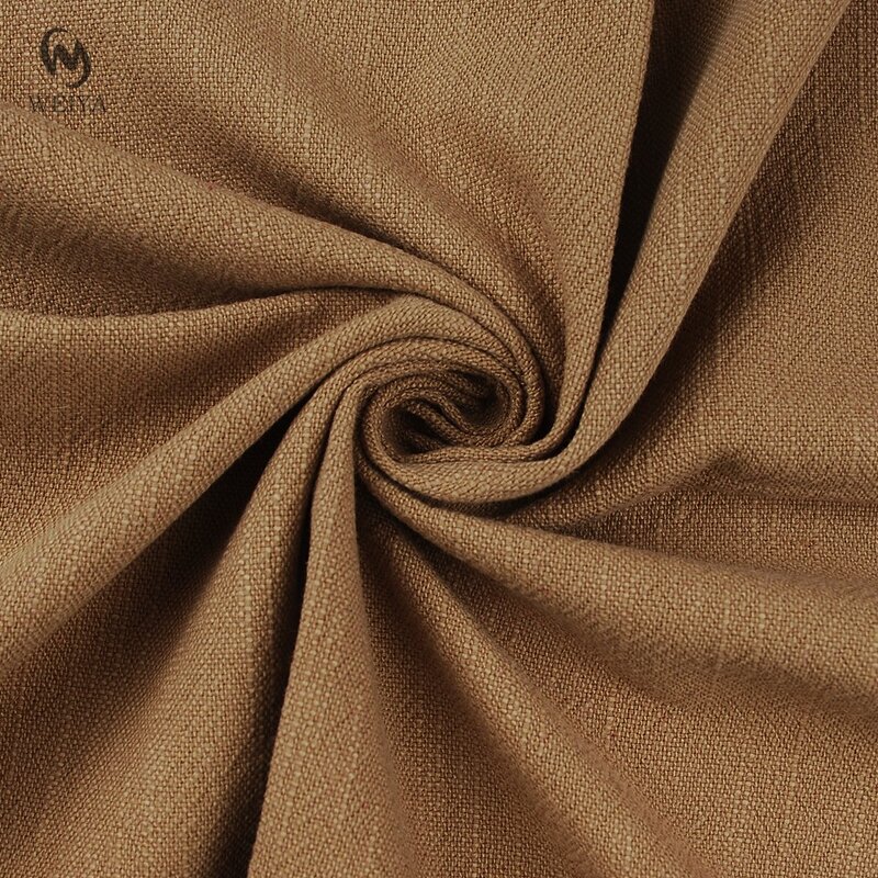 Linen Fabric Manufacturer - Soft Heavy Duty Washed Slub Linen Cotton Fabric