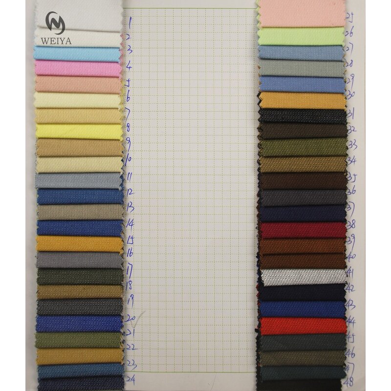 Twill Fabric Manufacturer - Two Tone Denim Style Poly Cotton Spandex Fabric