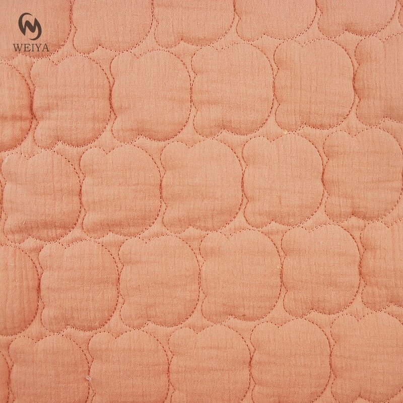 Quilt Fabric Manufacturer - Custom Baby Bear Embroidery Cotton Quilt Fabric