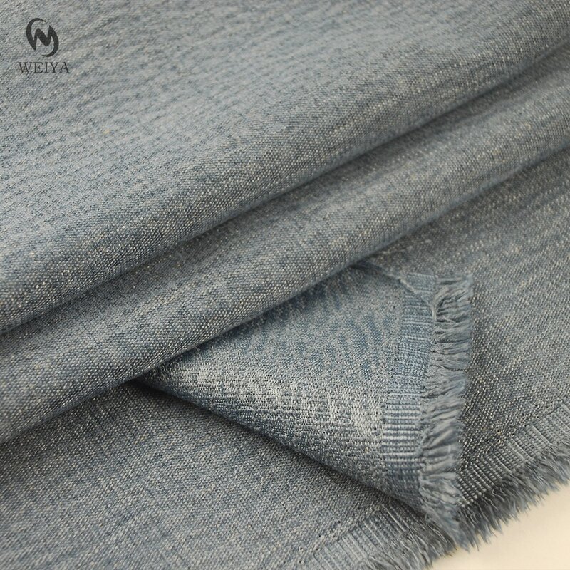 Linen Fabric Manufacturer - Durable 500gsm Polyester Linen Blend Workwear Fabric